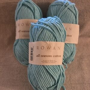 Rowan All Seasons Cotton Yarn in Light Blue